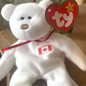 Ty Maple the Bear - Cream Stuffed Animal